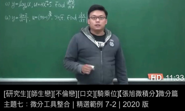 Egy tajvani matematikatan&aacute;r a Pornhubon tartja &oacute;r&aacute;it
