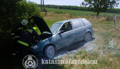 A v&iacute;zelvezetőben &aacute;llt meg, majd t&uuml;zet okozott