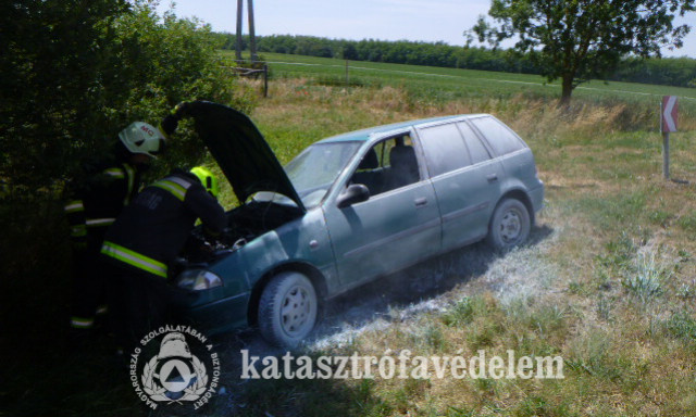 A v&iacute;zelvezetőben &aacute;llt meg, majd t&uuml;zet okozott