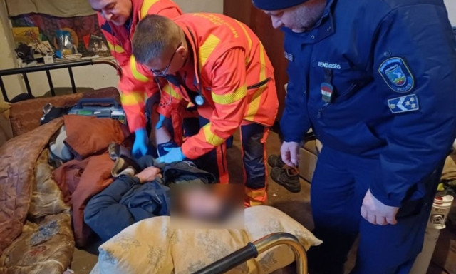 Kihűlt embert mentettek meg Kutason