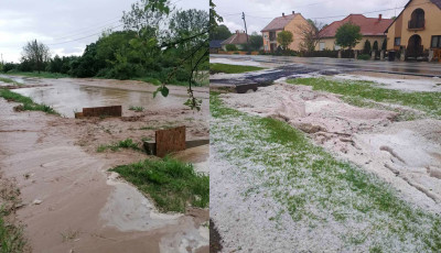 J&eacute;gesővel csapott le Somogyra az &aacute;tvonul&oacute; szupercella - Elk&eacute;pesztő k&eacute;pek, vide&oacute;k