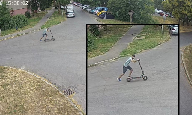 Rollertolvajt keresnek a kaposv&aacute;ri rendőr&ouml;k