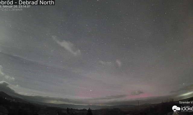 &Iacute;gy festett a sarki f&eacute;ny h&eacute;tv&eacute;g&eacute;n Magyarorsz&aacute;gon - VIDE&Oacute;