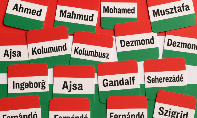 Ahmed, Mahmud, Mohamed, Gandalf &eacute;s Dzsindzser is a magyar ut&oacute;n&eacute;vkincs r&eacute;sze m&aacute;t&oacute;l
