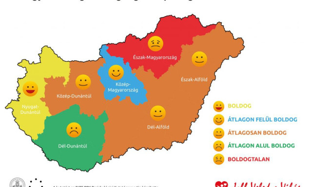 Itt az &uacute;j Boldogs&aacute;gt&eacute;rk&eacute;p - Somogyban tov&aacute;bb cs&ouml;kkent a boldogs&aacute;gszint&uuml;nk