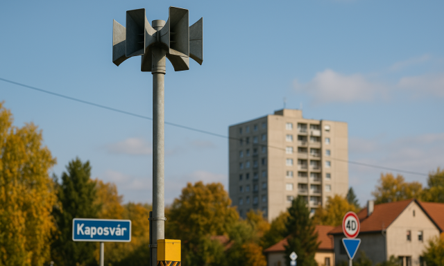 Holnap felz&uacute;gnak a szir&eacute;n&aacute;k Kaposv&aacute;ron, de nem kell agg&oacute;dni