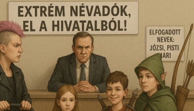 Or&aacute;lia, Kandida, K&eacute;sav, Legolasz - Fell&eacute;pne a korm&aacute;ny az extr&eacute;m keresztnevek ellen