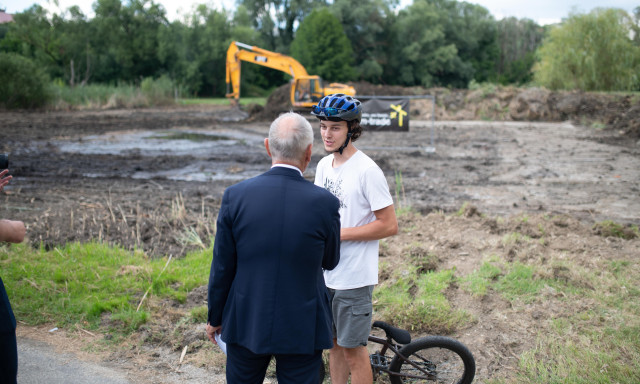 Bővül a biker szekció Kaposváron - Pumptrack pálya épül a Városligetben