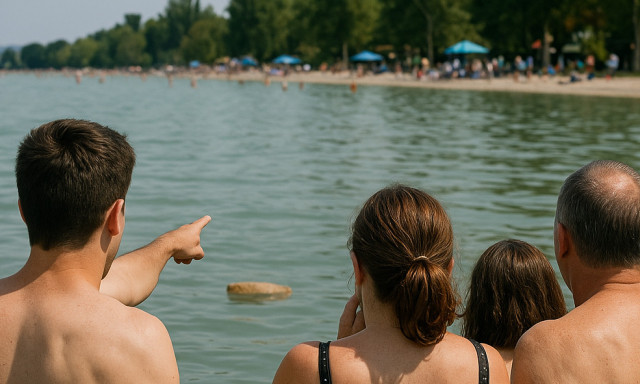 Strandol&oacute;k bukkantak egy nő holttest&eacute;re a Balatonban cs&uuml;t&ouml;rt&ouml;k d&eacute;lut&aacute;n