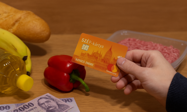 Decembertől &uacute;jra &eacute;lelmiszerre is k&ouml;lthető lesz a SZ&Eacute;P-k&aacute;rtya