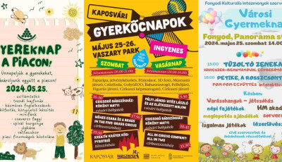 Ezekkel a programokkal k&eacute;sz&uuml;lnek a gyereknapra Kaposv&aacute;ron &eacute;s k&ouml;rny&eacute;k&eacute;n