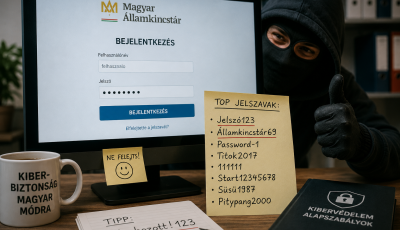 &Aacute;llamkincst&aacute;r69, Jelsz&oacute;123 - Ilyen jelszavakkal v&eacute;dekeztek a hackerek ellen az &Aacute;llamkincst&aacute;r dolgoz&oacute;i