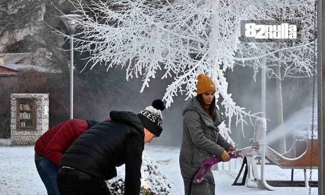 Megunta a h&oacute; n&eacute;lk&uuml;li telet az egyik veszpr&eacute;mi &eacute;tterem, h&aacute;t csin&aacute;ltak maguknak - VIDE&Oacute;
