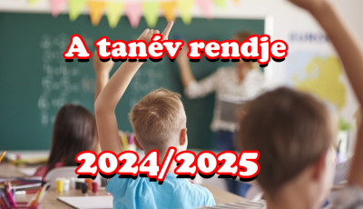 Kihirdett&eacute;k a 2024/2025-&ouml;s &eacute;v tan&iacute;t&aacute;si rendj&eacute;t!