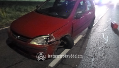 K&eacute;t szem&eacute;lyaut&oacute; karambolozott szerda este Kaposfőn