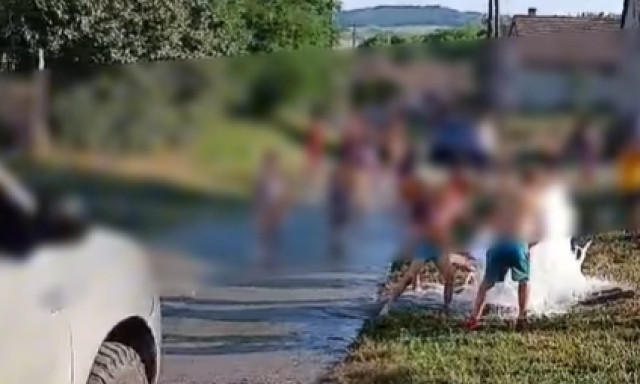 Gyerekeknek nyitotta meg a tűzcsapot, 110 k&ouml;bm&eacute;ter v&iacute;z folyt el Mosd&oacute;son