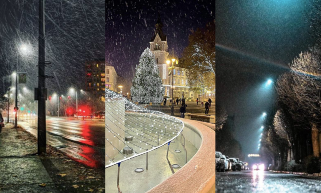 &Iacute;gy mutatott a ti szemetekkel az idei szezon első havaz&aacute;sa Kaposv&aacute;ron - Instagaram H&iacute;rad&oacute;