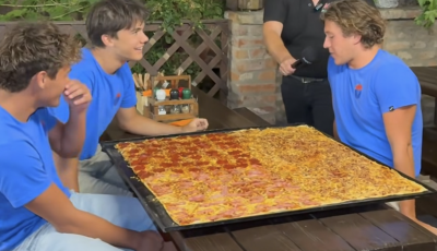 A Vasas v&iacute;zilabd&aacute;z&oacute;i is megk&uuml;zd&ouml;ttek az egy n&eacute;gyzetm&eacute;teres pizz&aacute;val Marcaliban