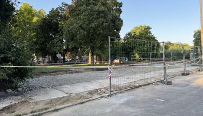&Iacute;gy fest a B&eacute;ke utca az elbontott hők&ouml;zpont n&eacute;lk&uuml;l