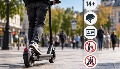 14 &eacute;ves korhat&aacute;r, k&ouml;telező sisak &eacute;s jogos&iacute;tv&aacute;ny &ndash; Itt vannak az elektromos rollerek tervezett &uacute;j szab&aacute;lyai