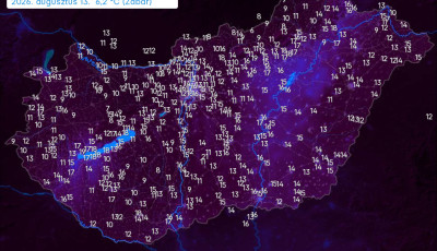 Cs&iacute;pős volt a hajnal - Alig t&ouml;bb mint 5 fokot m&eacute;rtek Magyarorsz&aacute;gon