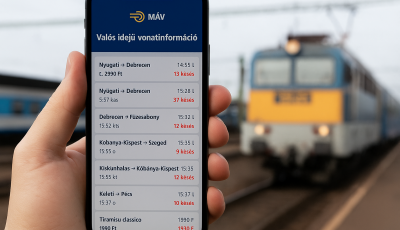 &Uacute;jra lehet val&oacute;s időben k&ouml;vetni a vonatok k&eacute;s&eacute;s&eacute;t a M&Aacute;V saj&aacute;t fejleszt&eacute;sű appj&aacute;val