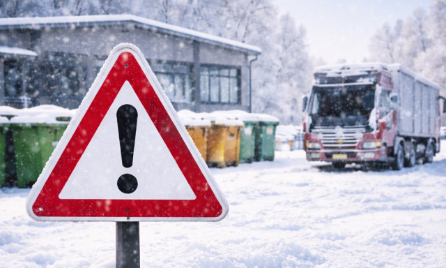 Az extr&eacute;m időj&aacute;r&aacute;s miatt p&eacute;nteken le&aacute;ll a hullad&eacute;ksz&aacute;ll&iacute;t&aacute;s Kaposv&aacute;ron