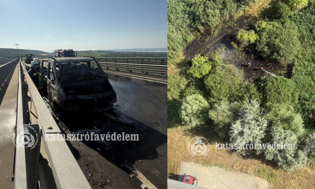 Kisteheraut&oacute; &eacute;gett a Kőr&ouml;shegyi v&ouml;lgyh&iacute;don, a tűz az aljn&ouml;v&eacute;nyzetre is &aacute;tterjedt