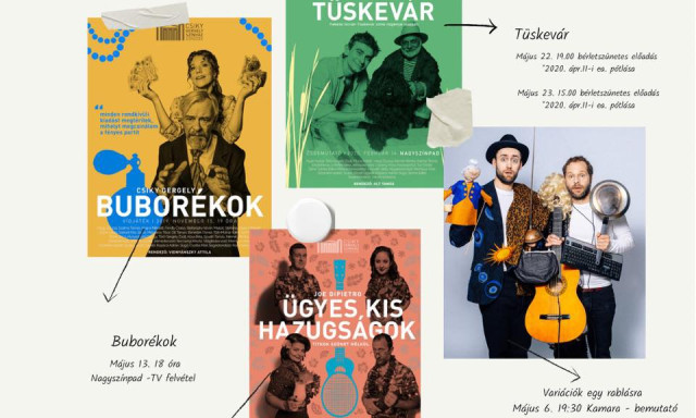 Cs&uuml;t&ouml;rt&ouml;k&ouml;n &uacute;jra sz&iacute;npadra l&eacute;pnek a Csiky műv&eacute;szei