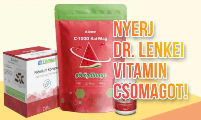 Nyerj vitamin aj&aacute;nd&eacute;kcsomagot a kaposv&aacute;ri Dr. Lenkei &Eacute;leterő Centrumt&oacute;l!