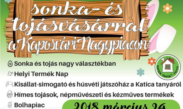 H&eacute;tv&eacute;g&eacute;n m&aacute;r k&eacute;sz&uuml;lhet&uuml;nk a H&uacute;sv&eacute;tra &ndash; Sonka &eacute;s toj&aacute;sv&aacute;s&aacute;rt valamint k&eacute;zműves foglalkoz&aacute;st is rendeznek Kaposv&aacute;ron
