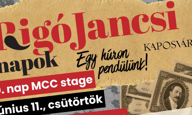 A kaposv&aacute;ri MCC is csatlakozik a Rig&oacute; Jancsi Napokhoz &ndash; a 0. napon nyit az MCC Stage