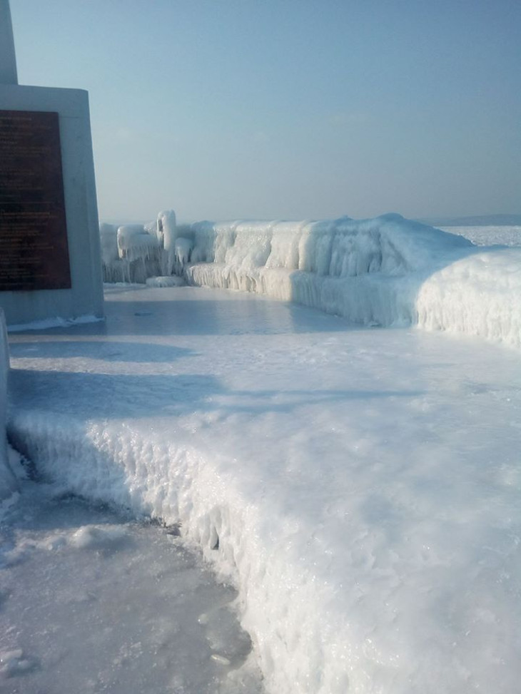 Nincs szebb most a Balatonnál! - Nagy jeges part fotó válogatás