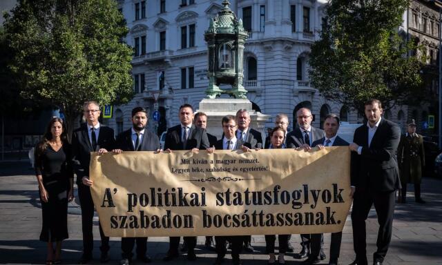 Fogolykiv&aacute;lt&oacute; im&aacute;t szervez a KDNP a letart&oacute;ztatott ellenz&eacute;ki politikusok kiszabadul&aacute;s&aacute;&eacute;rt