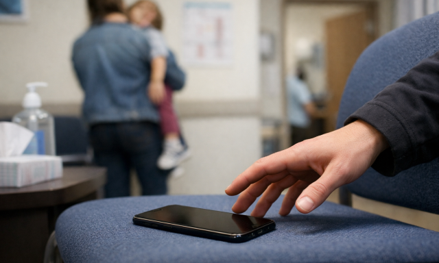 Beteg gyermek&eacute;t orvoshoz vitte az anyuka, egy 20 &eacute;ves sr&aacute;c meglopta