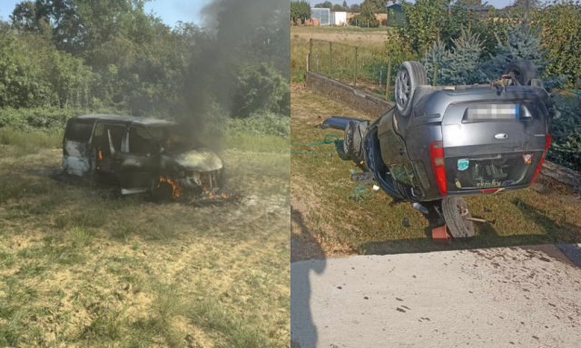 Felborult, ki&eacute;gett aut&oacute;k, sz&aacute;mos tűzeset - Bőven akadt dolga h&eacute;tv&eacute;g&eacute;n a somogyi tűzolt&oacute;knak