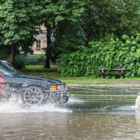 Így szelték a habokat a kaposvári autósok - GALÉRIA