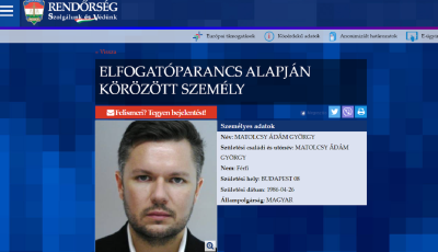 Elfogat&oacute;parancsot adtak ki Matolcsy &Aacute;d&aacute;m ellen
