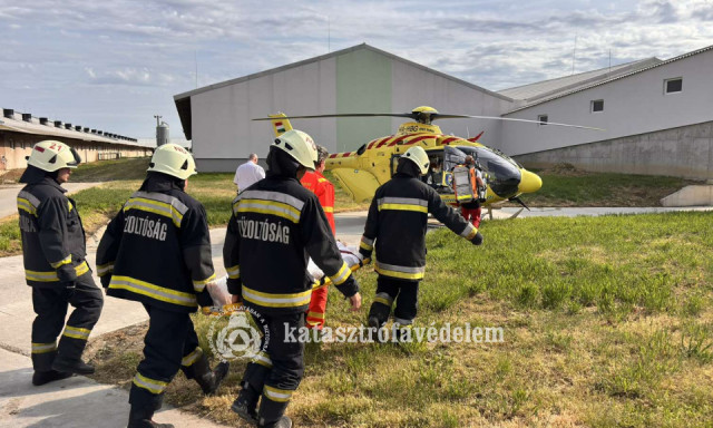 F&ouml;ld omlott egy munkag&ouml;d&ouml;rben dolgoz&oacute; f&eacute;rfire Somogyszobon