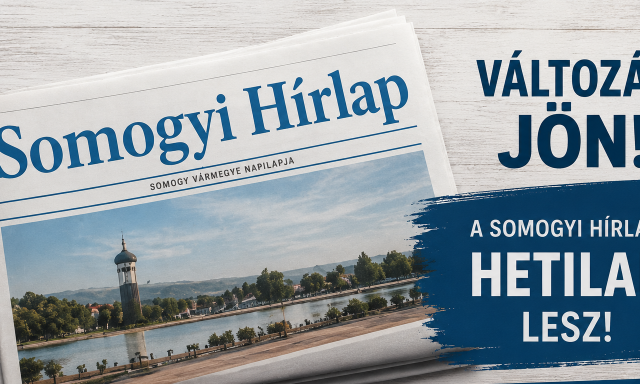 V&eacute;ge a napilapnak - Hetilap lesz augusztus 1-től a Somogyi H&iacute;rlap