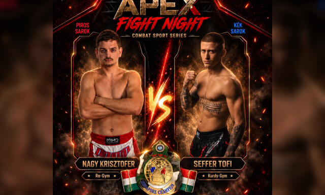 Befutott a szombati kaposv&aacute;ri Apex Fight Night r&eacute;szletes programja!