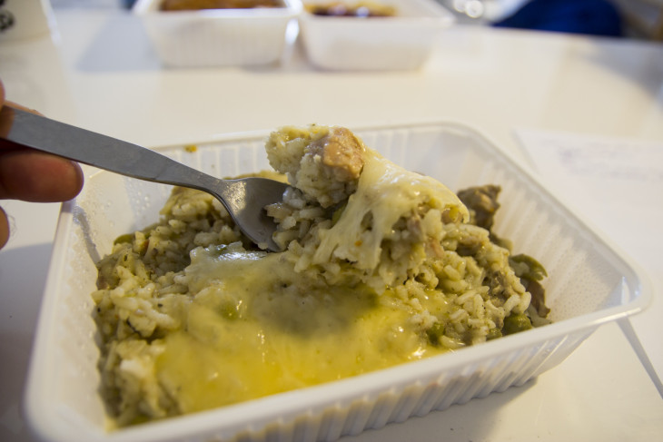 Sertés rizottó, sajt