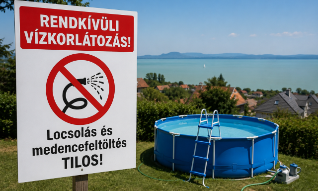 Betiltott&aacute;k a locsol&aacute;st &eacute;s a medence felt&ouml;lt&eacute;st lengyelt&oacute;tiban