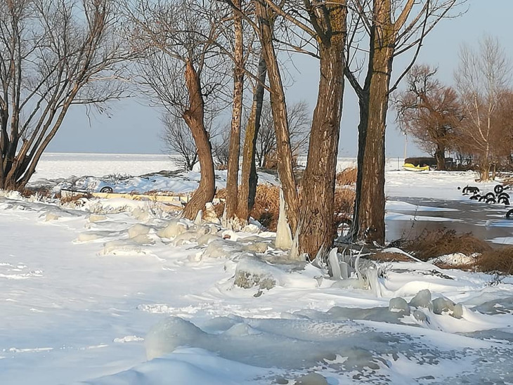 Nincs szebb most a Balatonnál! - Nagy jeges part fotó válogatás