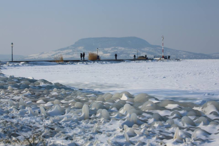 Nincs szebb most a Balatonnál! - Nagy jeges part fotó válogatás