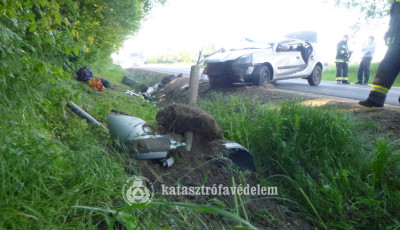 Baleset t&ouml;rt&eacute;nt Somogyv&aacute;rn&aacute;l