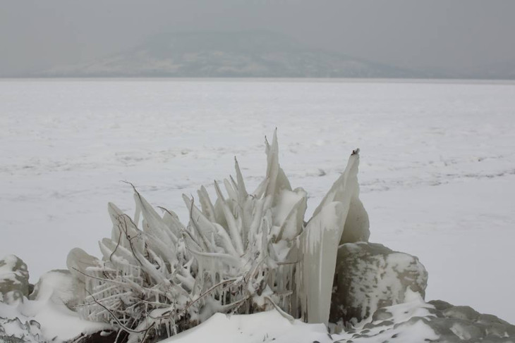 Nincs szebb most a Balatonnál! - Nagy jeges part fotó válogatás