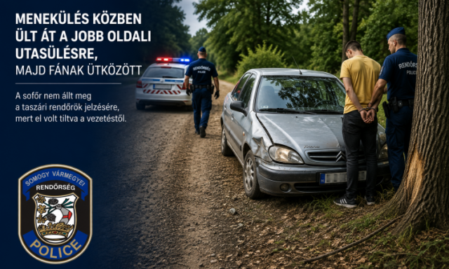 Menek&uuml;l&eacute;s k&ouml;zben &aacute;tpattant az any&oacute;s&uuml;l&eacute;sbe, majd f&aacute;nak &uuml;tk&ouml;z&ouml;tt egy b&uuml;ss&uuml;i fiatal