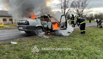 K&eacute;t aut&oacute;tűzh&ouml;z is riasztott&aacute;k a somogyi tűzolt&oacute;kat kedd d&eacute;lelőtt