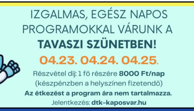 Kuck&oacute;zz be! Eg&eacute;sz napos programok a tavaszi sz&uuml;netre